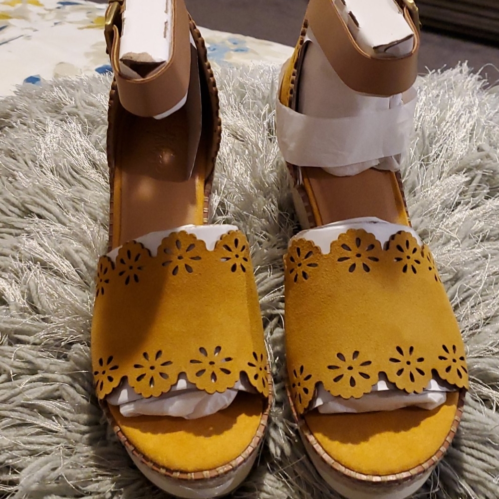 Afternoon sun cow suede crow vintage size 9